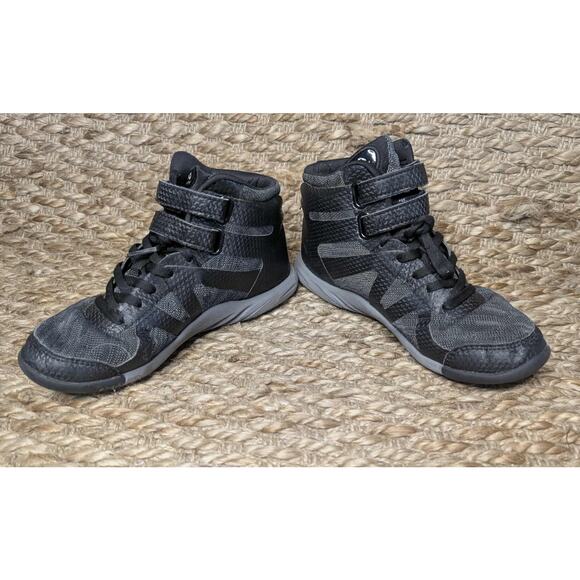 Nfinty Beast Black Midtop Performance Cheer Shoes Youth Size 4.5 Ankle Support - Picture 4 of 10